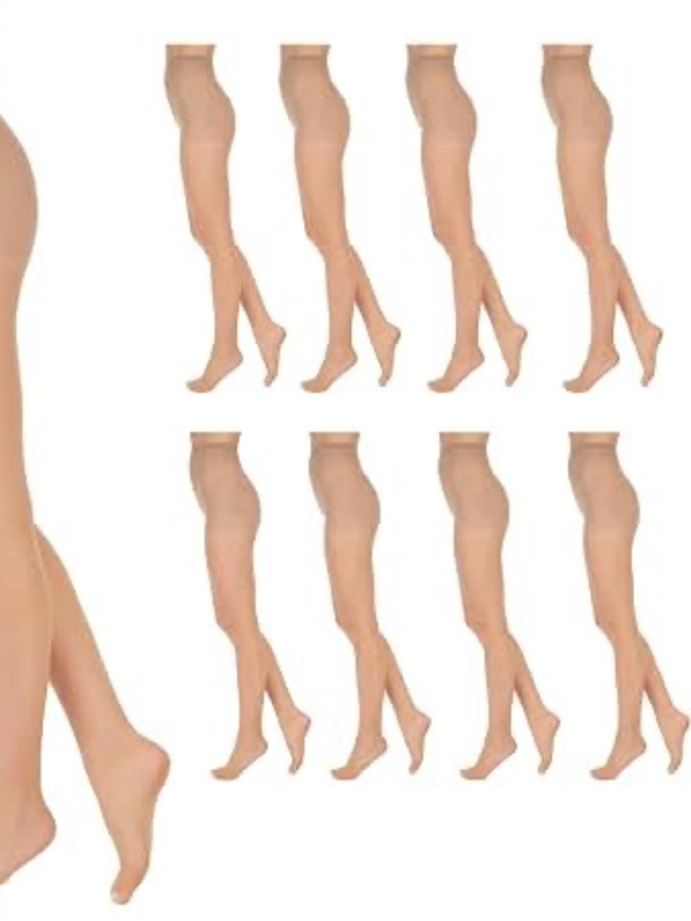 L'eggs Women's Everyday Standard-Panty Sheer Toe Pantyhose for All Day Comfort,